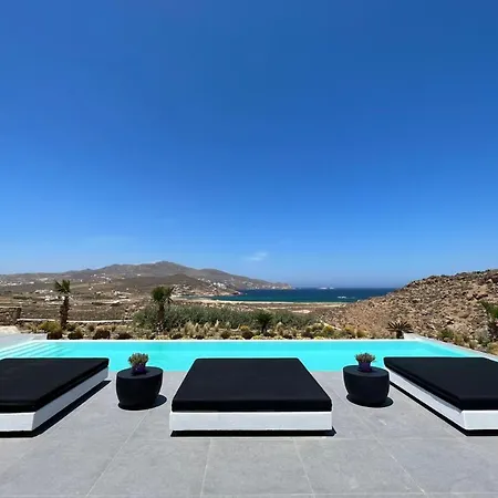 וילה Black And White Ftelia - Mykonos Mykonos Town