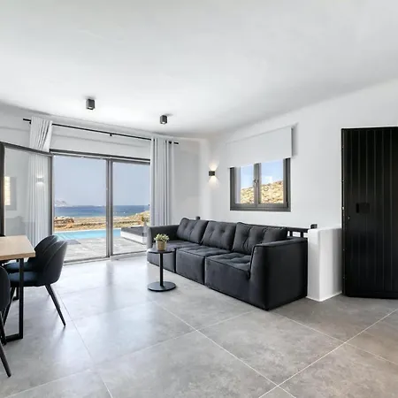 Villa Black And White Ftelia - Mykonos *
