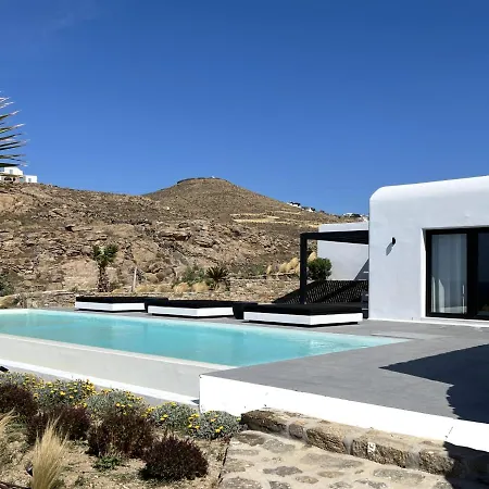Villa Black And White Ftelia - Mykonos
